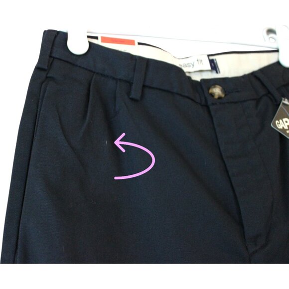 NWT Gap Kids Pants Size 14 Regular Black Cargo Pants Stain Resistant D65 - Picture 6 of 11
